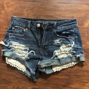 AE High Rise Shorts
